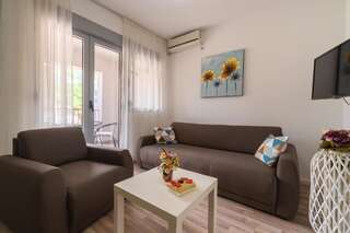 Апартаменты Apartments My Przno Свети-Стефан Апартаменты с 1 спальней, балконом и боковым видом на море-5