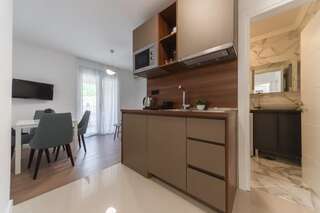 Апартаменты Apartments My Przno Свети-Стефан Апартаменты с 1 спальней, балконом и боковым видом на море-11