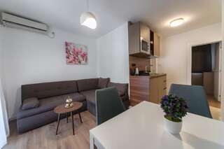Апартаменты Apartments My Przno Свети-Стефан Апартаменты с 1 спальней, балконом и боковым видом на море-12